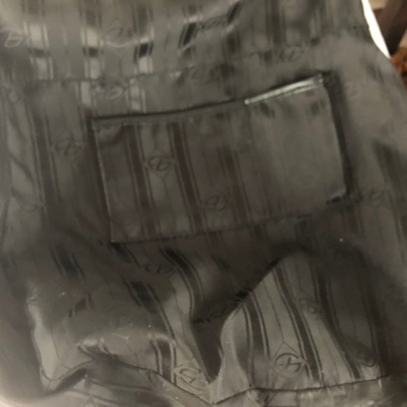 F. Biasia green gray drawstring purse - Picture 12 of 12